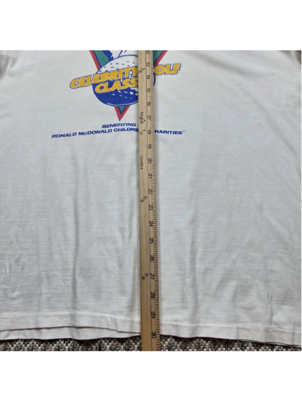 Vintage Michael Jordan RMCC Celebrity Golf Classic T Shirt USA XL White 90s - Picture 9 of 10